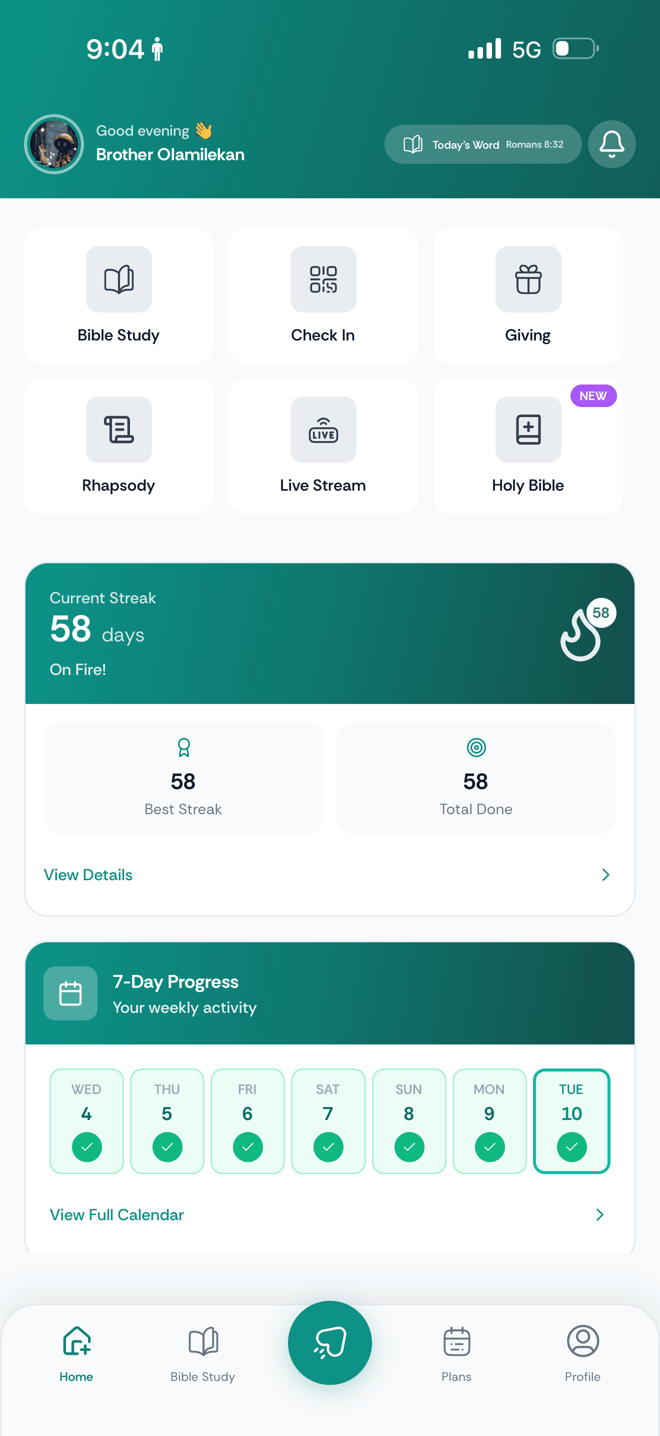 CE Lovehaven App - Home screen